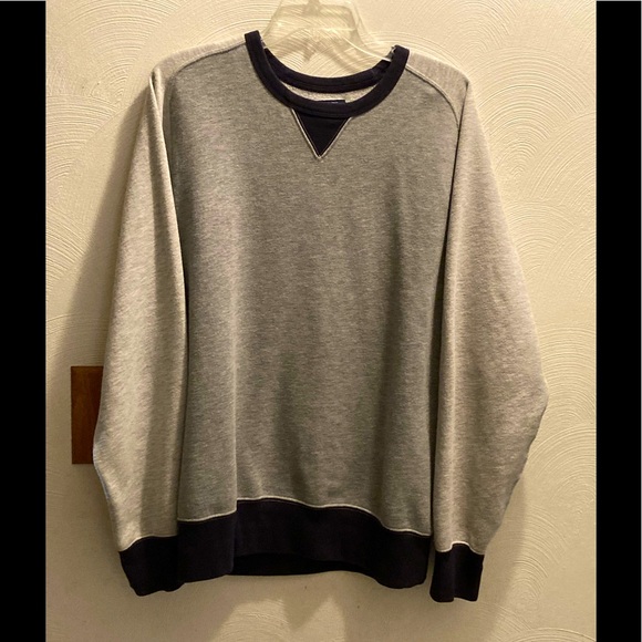 J Crew Mens Fleece Pullover Sweatshirt 